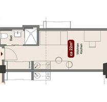 Studenten Apartment in Leipzig - 560,00 EUR Kaltmiete, in Leipzig (PLZ: 04103) Mitte