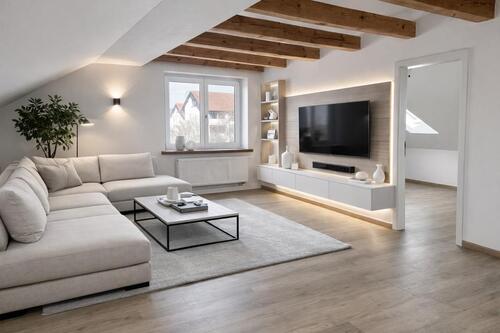 Foto - Erstbezug moderne Dachgeschosswohnung mit Einbauküche