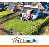 Extravagantes Wohnhaus mit Einbauküche & Doppelcarport in ruhiger Sackgassenendlage - Wiesmoor