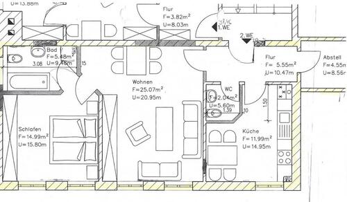 Foto - Etagenwohnung in Breitenworbis zur Miete