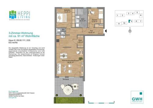 Foto - Etagenwohnung in Heppenheim (Bergstraße) zur Miete
