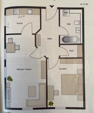 Foto - Sonnige 2 Zimmer Wohnung in Nittendorf