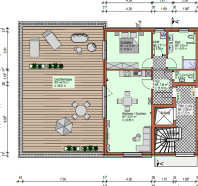 Foto - Attraktive Penthousewohnung im Zentrum von Lathen
