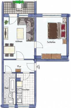 Foto - Etagenwohnung in Chemnitz zur Miete