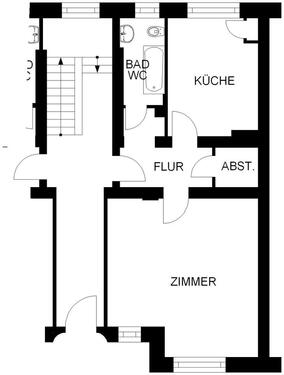 Foto - 1 Zimmer Etagenwohnung zur Miete in Hagen
