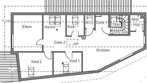 Foto - Etagenwohnung zur Miete in Hessisch Lichtenau