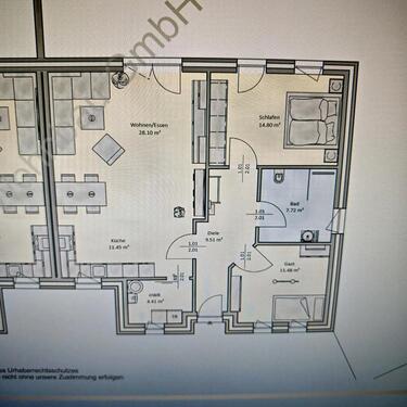 Foto - Haushälfte zu Miete - 780,00 EUR Kaltmiete,