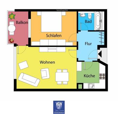 Foto - 2 Zimmer Etagenwohnung zur Miete in Dresden