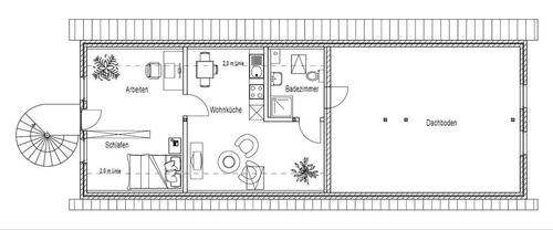 Foto - Dachgeschosswohnung zu vermieten