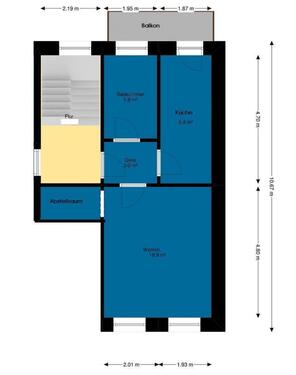Foto - 1.5 Zimmer Etagenwohnung in Magdeburg