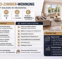 Helle 3 Zimmerwohnung mit Balkon in Hessental – provisionsfrei - Schwäbisch Hall