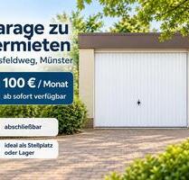 Garage Münster zu vermieten - 100,00&nbsp;EUR Kaltmiete, ca.&nbsp; 16,00&nbsp;m&sup2; in Münster (PLZ: 48161) Gievenbeck