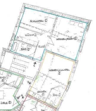 Foto - 4 Zimmer, 2 Bäder, 1 Küche & Flur