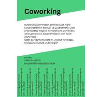 Coworking Büro Büroraum Arbeitsplatz Weimar
