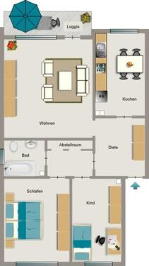 Foto - 3.5 Zimmer Erdgeschoßwohnung zur Miete in Lünen
