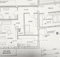 Helle 3 Zimmer Wohnung in Alterlangen mit Balkon