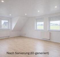 Schöne, teilsanierte 3 Zimmer Wohnung in Welbhausen bei Uffenheim
