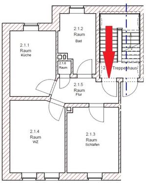 Foto - 2 Zimmerwohnung im westlichen Ringgebiet