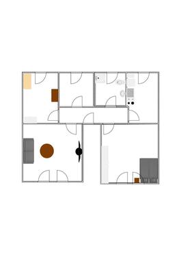 Foto - 4 Zimmer Etagenwohnung in Halberstadt