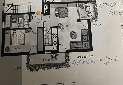 Foto - Top gepflegte Wohnung mit 2 Balkonen in Garching – 1.600 €
