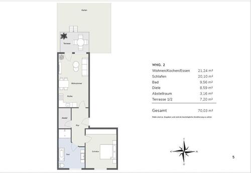 Foto - Stilvolle Wohnung in Augsburg - 1.280,00 EUR Kaltmiete,