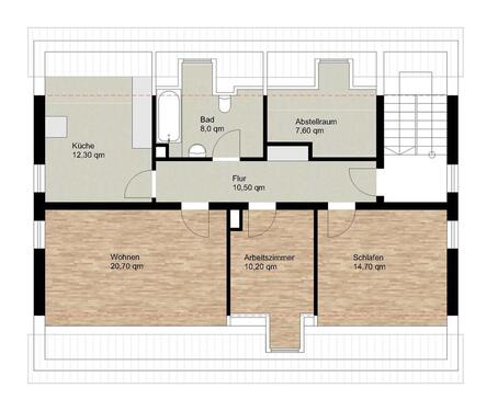 Foto - Modernisierte 3,5-Zimmer-Wohnung mit Garage in 93342 SaalDo.