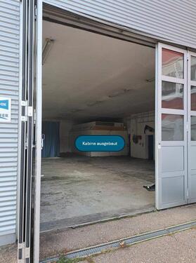 Foto - Gewerbehalle mit Büro und Lagerräumen
