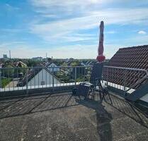 Schöne 1 Zimmer Dachterrasse über Mannheim- Neuhermsheim - Altrip