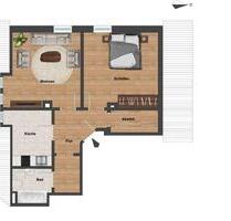 Renovierte helle 2-Zimmer Wohnung inkl. EBKStellplatz 1.OG - Nürnberg Almoshof