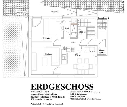 Foto - Zweizimmerwohnung in 97794 Rieneck