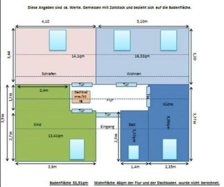 Foto - Schöne 3Zi-DG-Wohnung Wolfsburg (Nordstadt) - ruhig & zentral