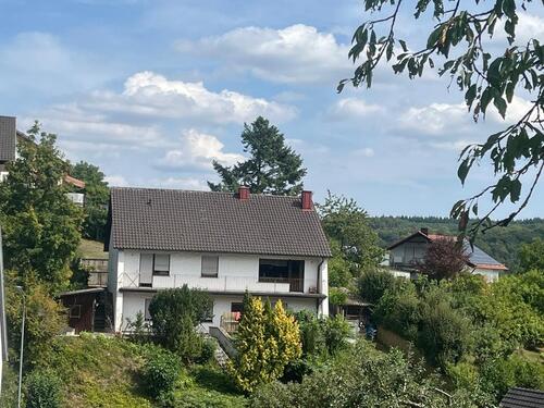 Foto - Einfamilienhaus mit ELW - toller Blick ins Grüne - maklerfrei