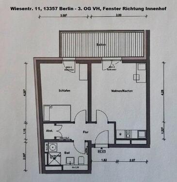 Foto - 2 Zimmer Etagenwohnung zur Miete in Berlin