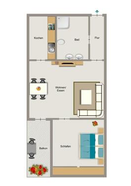 Foto - 2.5 Zimmer Etagenwohnung zur Miete in Wuppertal