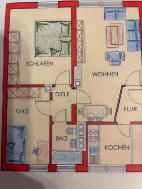 Foto - 3 Zimmer Etagenwohnung zum Kaufen in Hof