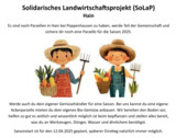 Foto - Solidarisches Landwirtschaftsprojekt Hain (SoLaP)