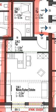 Foto - 1ZKB, mit Balkon, 66130 SB, Erstbezug, ab SOFORT