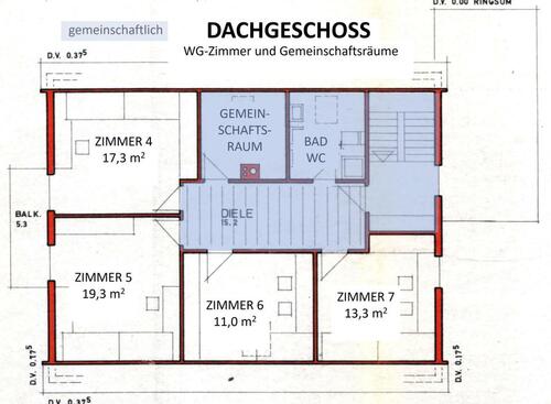 Foto - 1 Zimmer Dachgeschoßwohnung zur Miete in Kusterdingen