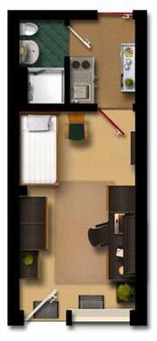 Foto - 1 Zimmer Etagenwohnung zur Miete in Chemnitz