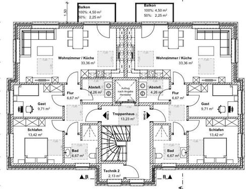 Foto - 3 Zimmer Etagenwohnung in Haren (Ems)