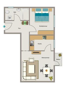 Foto - 2.5 Zimmer Etagenwohnung zur Miete in Castrop-Rauxel