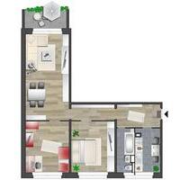 Nachmieter für schöne 3-Zimmer-Wohnung mit Balkon und Einbauküche - Chemnitz