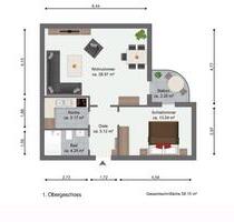 2-Zimmer-Whg ab 01.11.2025 - 760,00 EUR Kaltmiete, in Nürnberg (PLZ: 90425) Schnepfenreuth