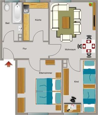 Foto - 3.5 Zimmer Etagenwohnung zur Miete in Dinslaken