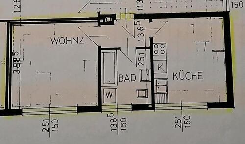 Foto - 1,5 Zimmer Single Wohnung neu renoviert mit Keller