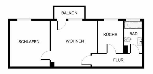 Foto - Etagenwohnung zur Miete in Düsseldorf