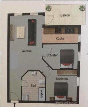Foto - 3 Zimmer Wohnung in Boltenhagen (Kastanienhof) 63 m² zu vermieten