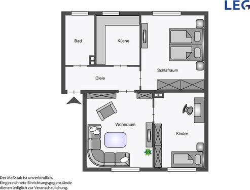 Foto - Etagenwohnung in Hamm