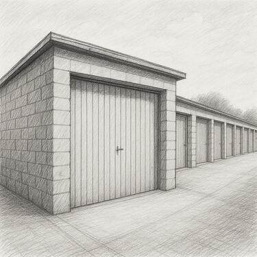 Foto - Vermiete eine Garage in Zwickau PKW Lager