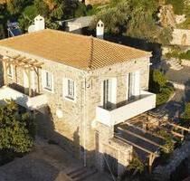 Peloponnes Süd: Villa mit Meerblick, komplettes EG mit Terrasse - Eckental